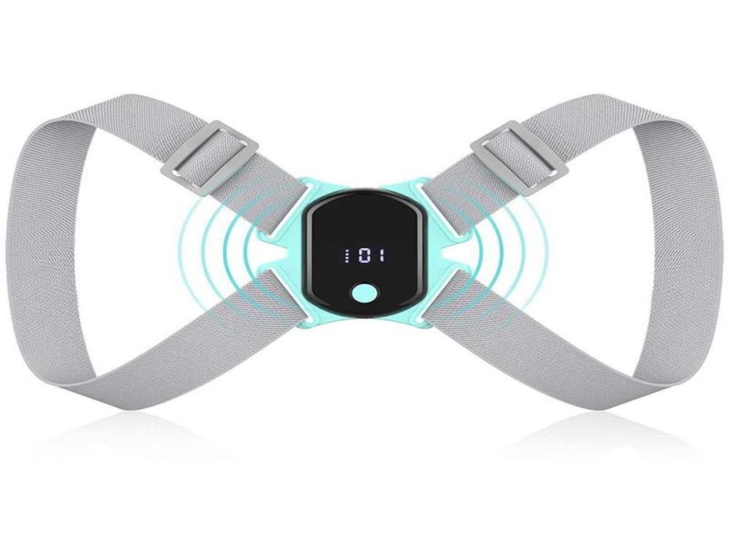 

Back Support Posture Corrector Trainer With Smart Sensor Vibration Reminder Straightener Brace For Adult2327691, As picture
