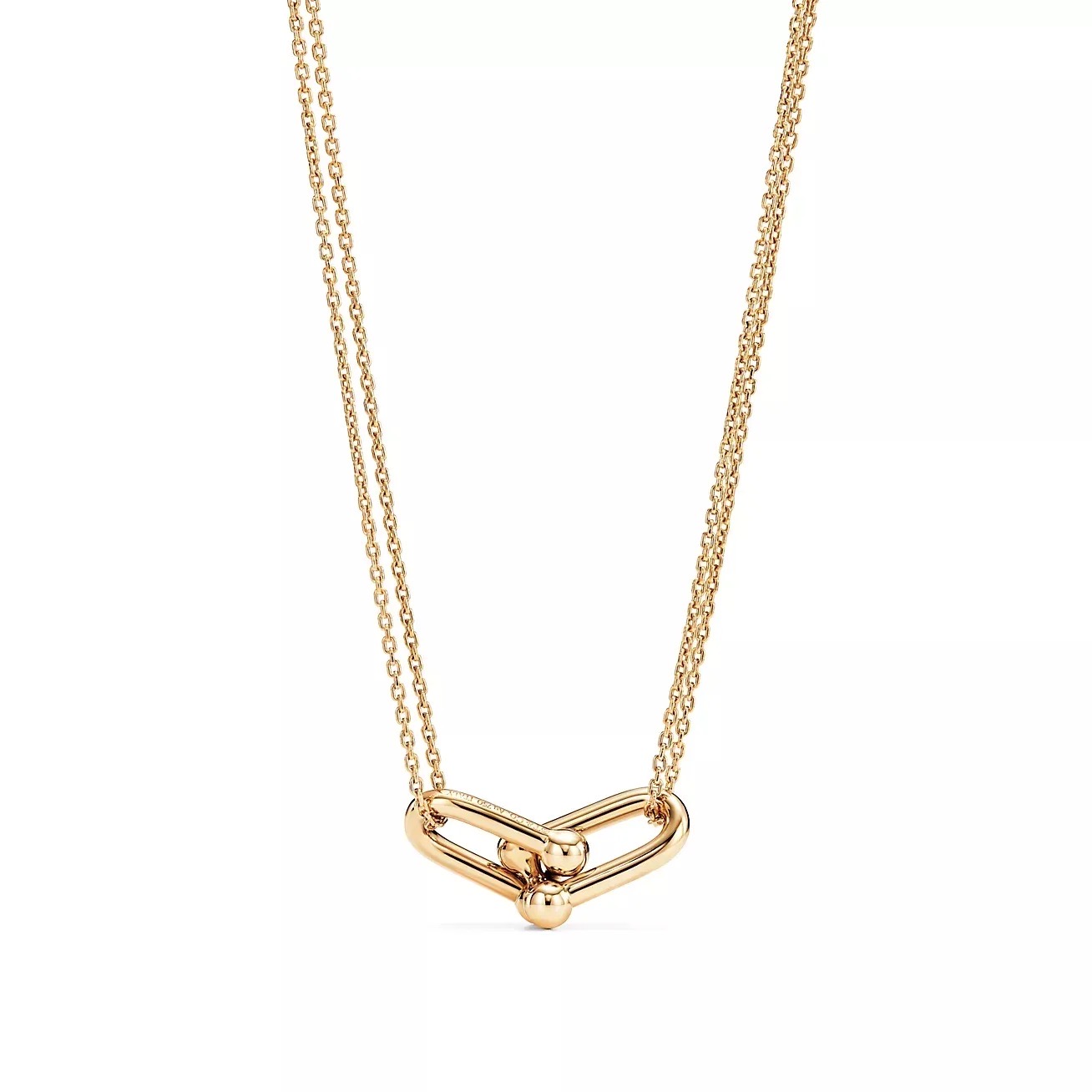 

Luxury Designer Horseshoe Necklace Female Stainless Steel Fashion Simple Couple Chain Necklaces Charm Jewelry Gift Girl Accessories