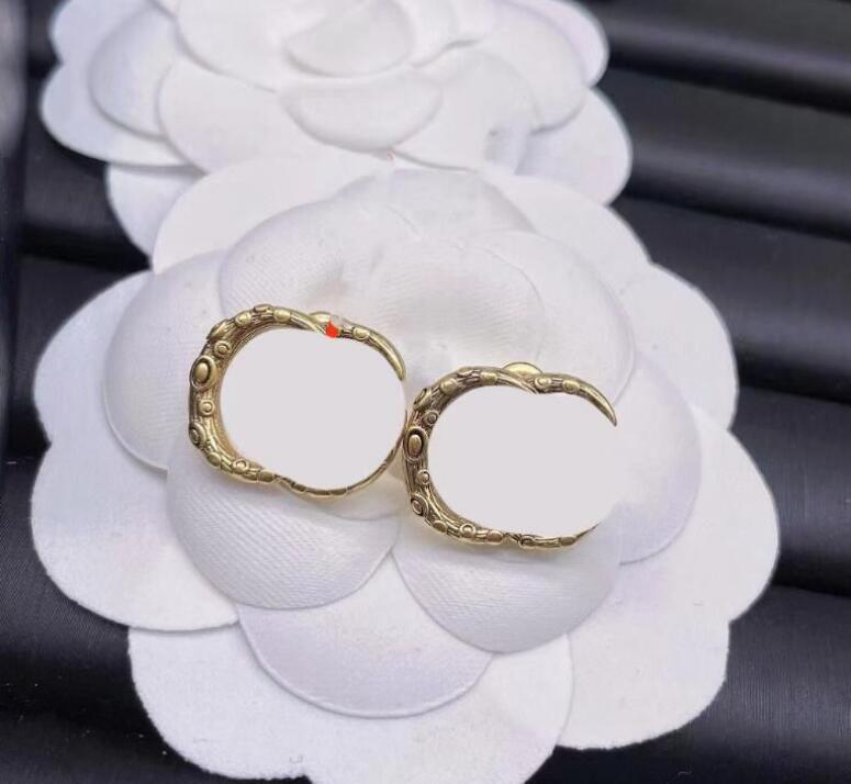 

20 Style Vintage Stud Earrings Luxury 925 Silver Designer Earring Letters Jewelry Women 18k Plated Diamond Valentine Wedding Jewelry Gifts with box