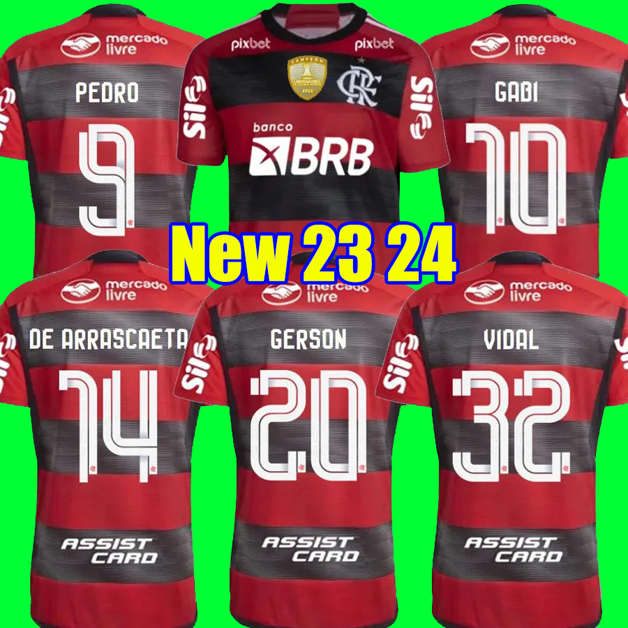 

23 24 Flamengo soccer jerseys DIEGO E. RIBEIRO GABI Outubro Rosa 2023 2024 THIAGO MAIA DE ARRASCAETA Fans Player version Football Shirts kids Uniforms, 23 24 home adult patch