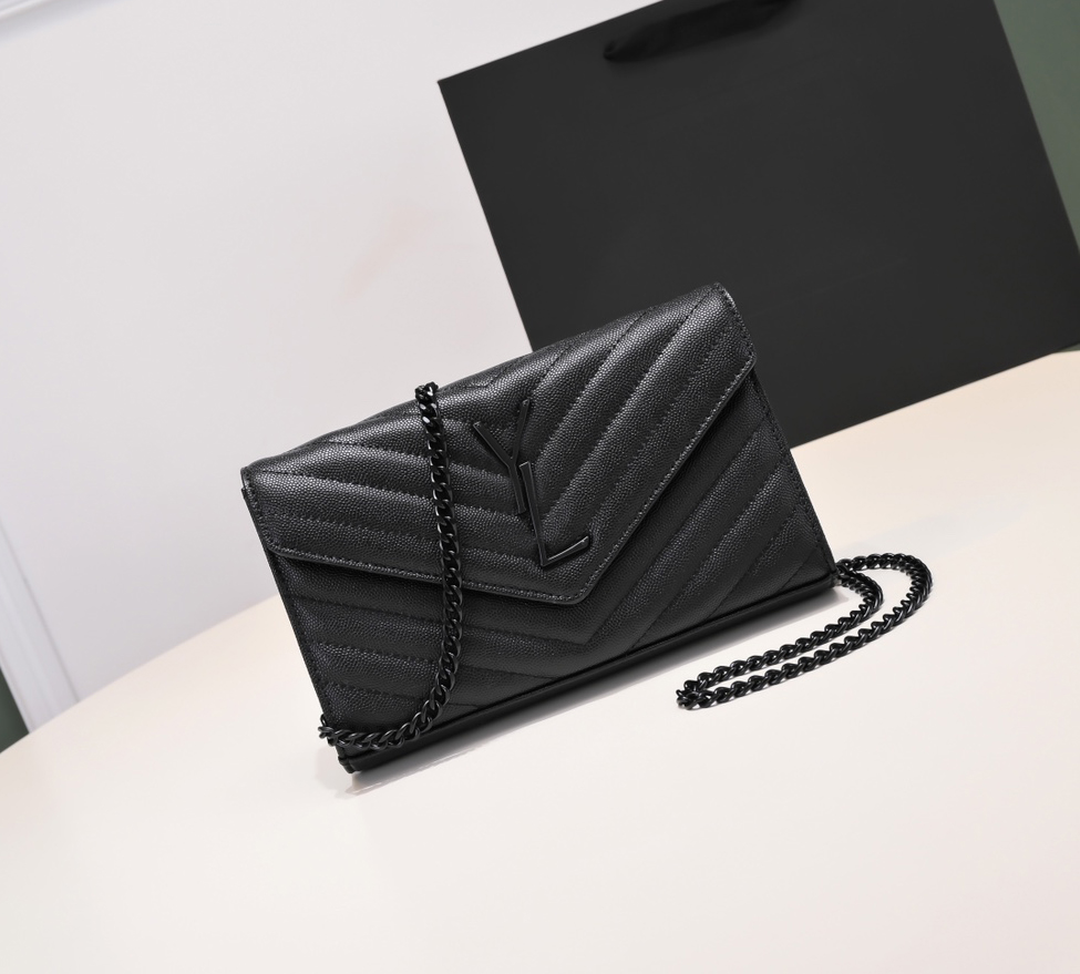 

Designer womens shoulder bag luxury mini handbags fashion letter metal mark wool leather bags Paris chain clutch ladies envelope sling purses Top-quality, 1168-3#s~t designer