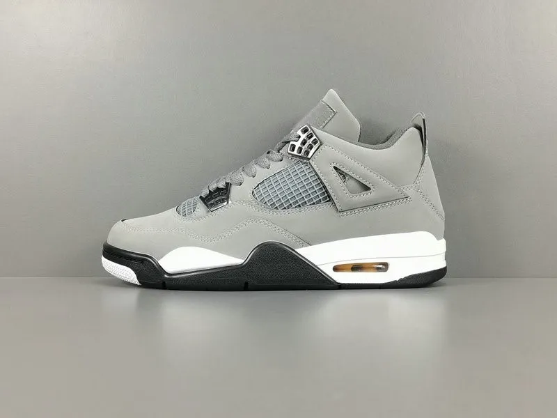 

High Version 2023 Basketball shoes Jumpman 4 Cool Grey Chrome Dark Charcoal Varsity Maize Woman Fashion Sport Zapatos Sneakers Chaussures Come With Box Size US4-13