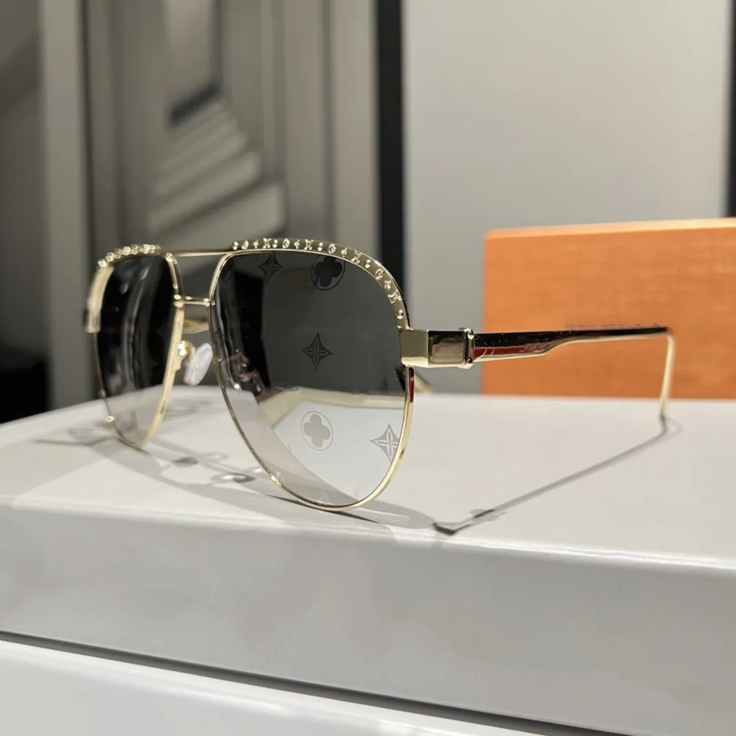 

2023 Luxury man brand designer attitude sunglasses for men Pilot sunglasses designer glasses mens sunglasses women designer glasses with box