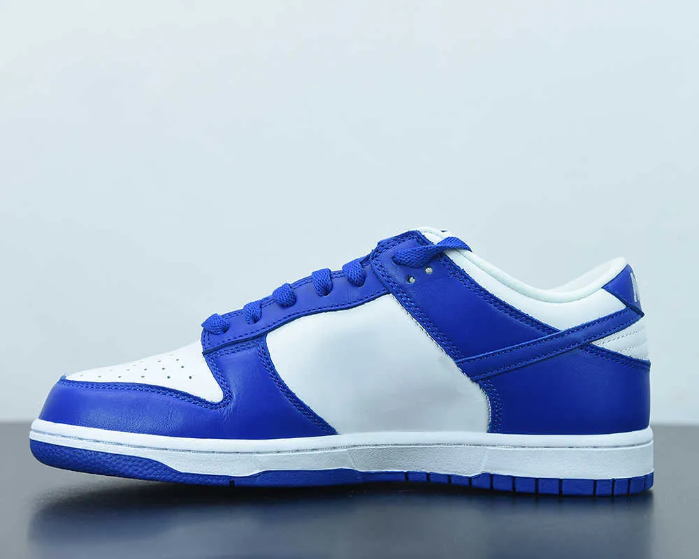 

2023 High Quality basketball Shoes Top Duks Low 'Kentucky' Casual Shoes Varsity Royal/White Running Shoe Outdoor Sports Sneakers With Box