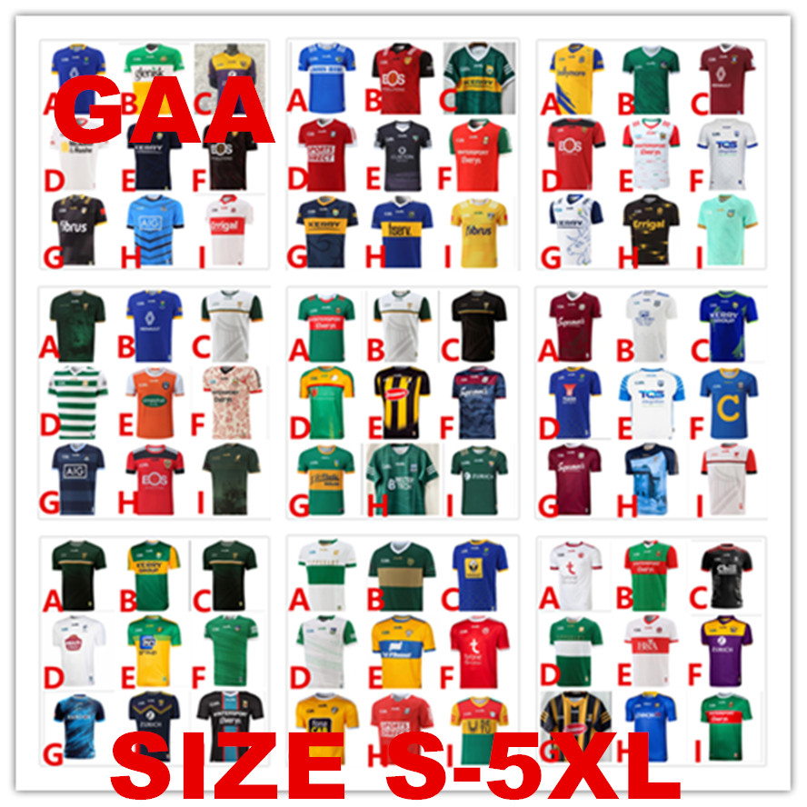 

TOP 22 23 GAA Rugby Jerseys Sportswear DOWN Leitrim Armagh DUBLIN Kilkenny WEXFORD KERRY TYRONE FERMANAGH DERRY ROSCOMMON DONEGAL MAYO CORK GALWAY GAILLIMH Carlow
