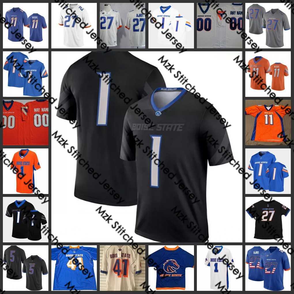 

2022 NCAA Custom Stitched Boise State Football Jersey 16 Jack Sears Jerseys 10 Chase Cord 56 Casey Kline 7 Ezekiel Noa 41 Jaylen Clark 26 Avery Williams Jerseys, Retro white