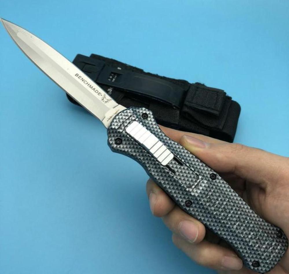 

Benchmade BM 3300 Infidel Knife 395quot D2 Black Double Edge Blade Aluminum Handles Pocket Knives Rescue Utility BM3300 3310 33564211