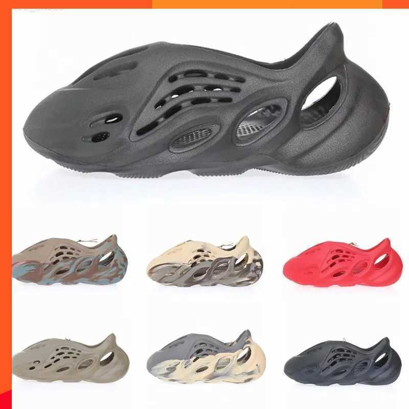 

2023 Yeezzys with Box Kids Shoes Eva Foam Runner Slipper Kid Children Youth Toddler Infants Sneaker Designer Tainers Slides Toddlers Boys Girls Black Me