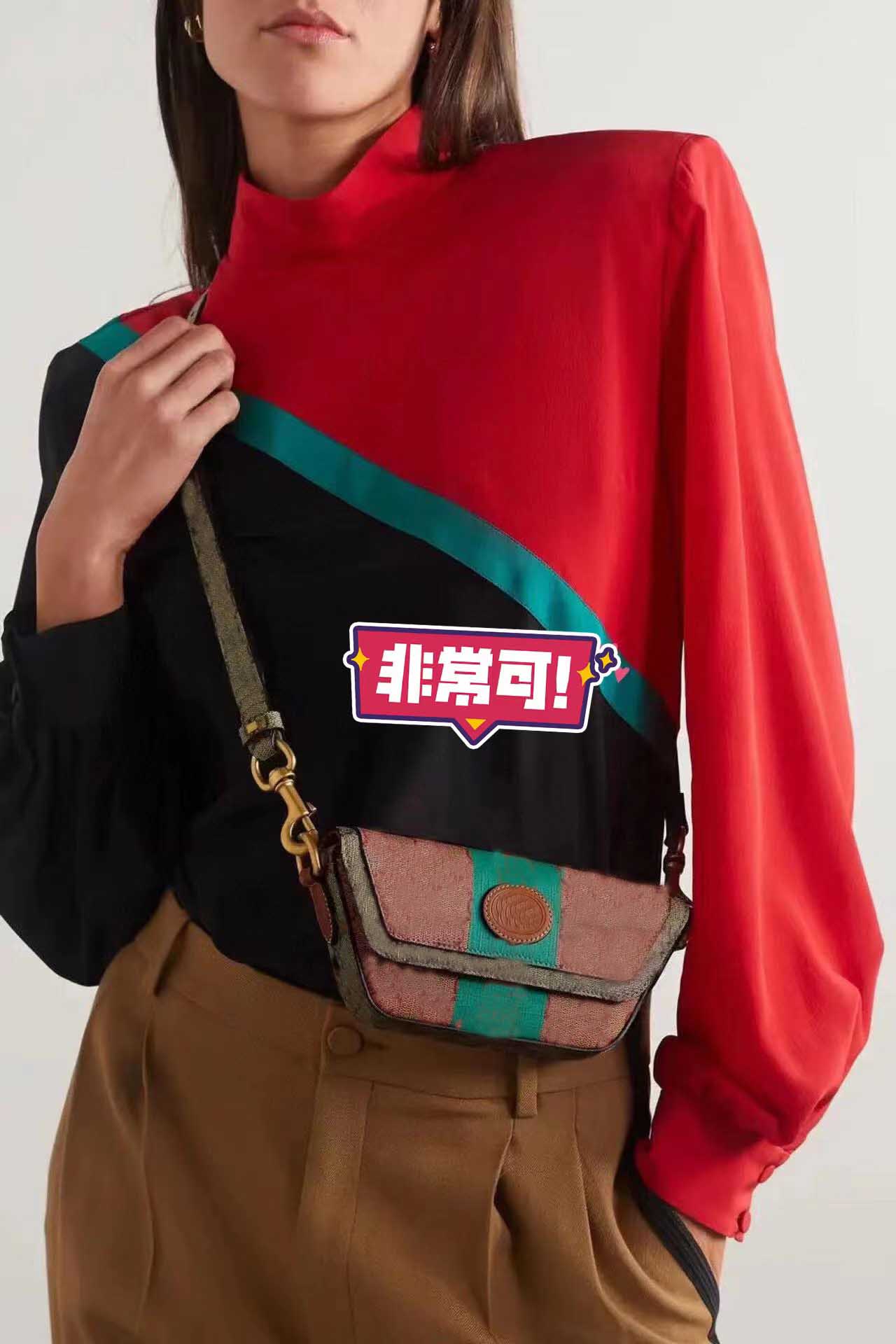 

2023 designer bag Handbags purse ladies messenger shoulderbags designers purses Inclined shoulder bag, Red