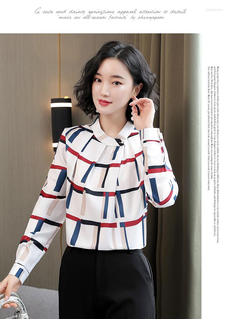 

Women' Blouses Temperament Shirt Women' 2023 Spring Fashion Design Sense Niche OL All-match Long-sleeved, Picture shown