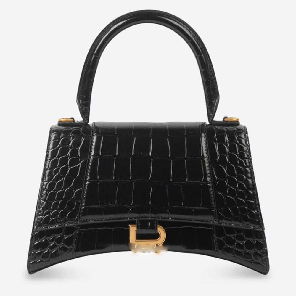 

Shoulder Bags Hourglass handbag Designer Ladies shiny Crocodile embossedc Chain Crossbody Bag fashion Leather Halfz Moon Appearance shoulder bags 22, 28