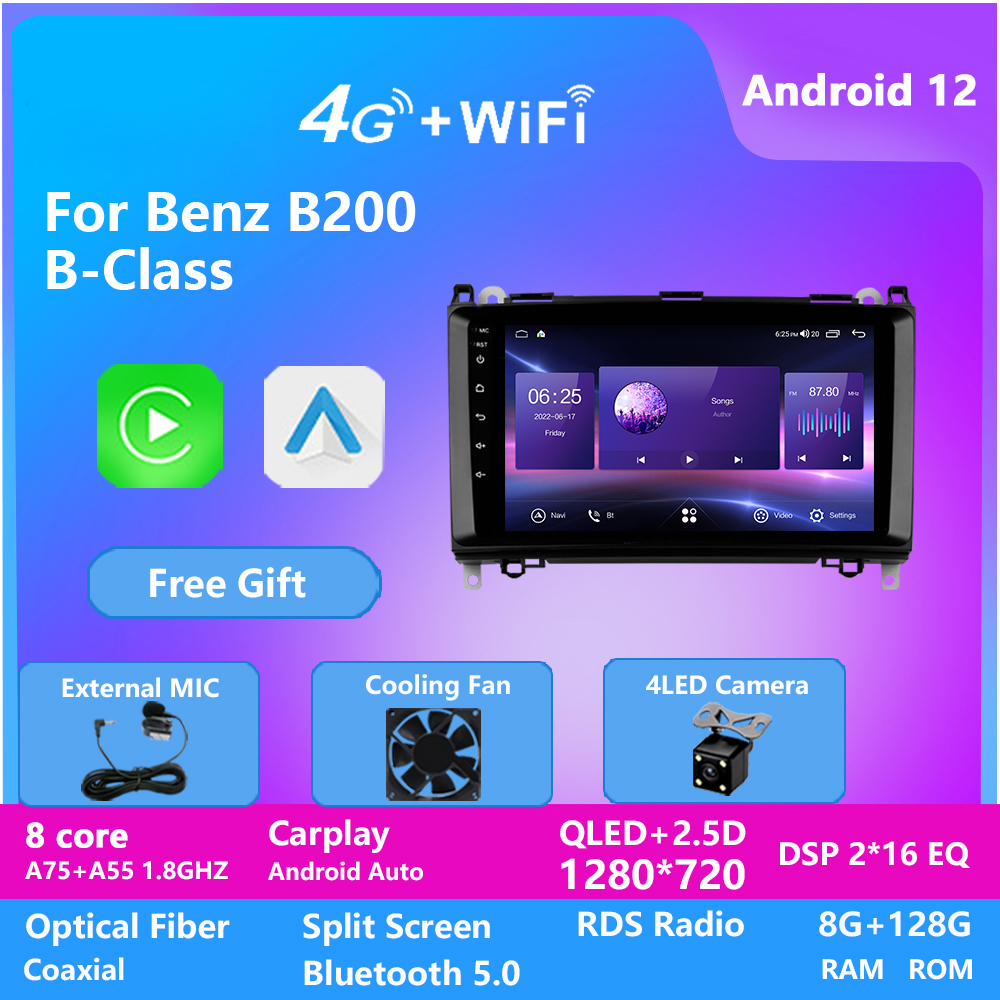 

Car Multimedia Video GPS Navigation Android Player For BENZ B200 B-CLASS 2006-2012 DSP Bluetooth WIFI