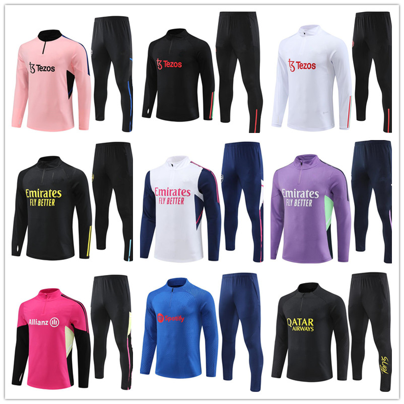 

soccer tracksuit Manchesters Men kids 20 22 psgs Madrides Mens football training Sportswear jogging