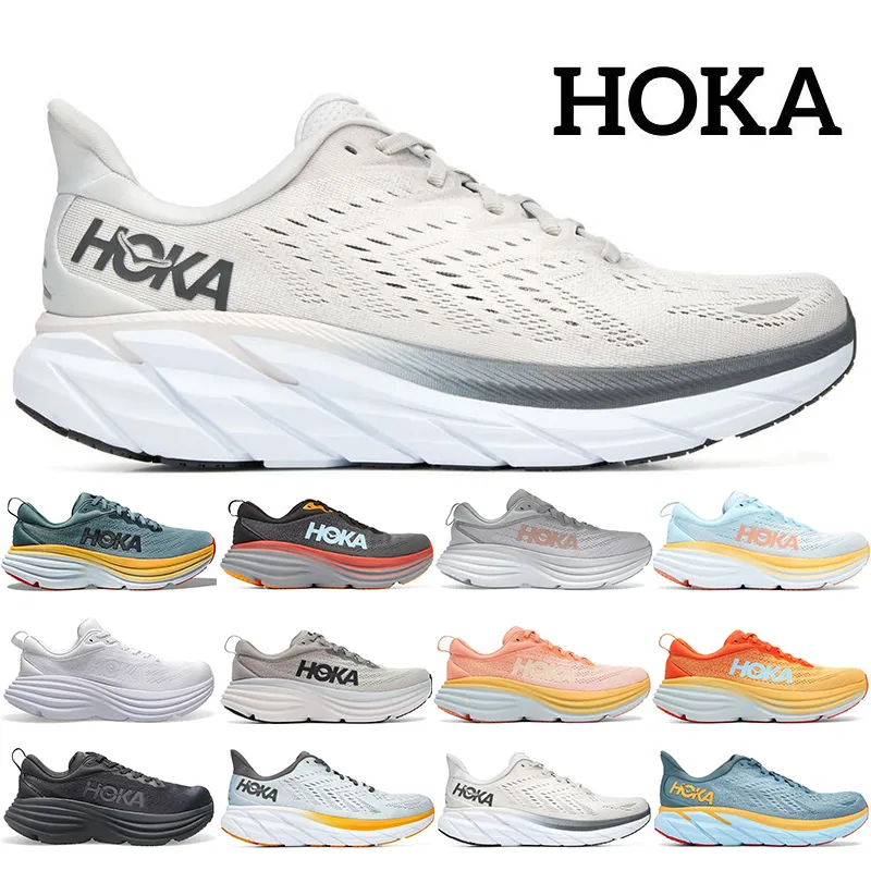 

Hoka Bondi 8 Outdoor Shoes Hokas ONE ONE Clifton 8 Black White Shock Absorbing Road Carbon X2 Men Women Running Sneakers Climbing Runner Trainers Walking Jogging, Carbon x 2 (9)
