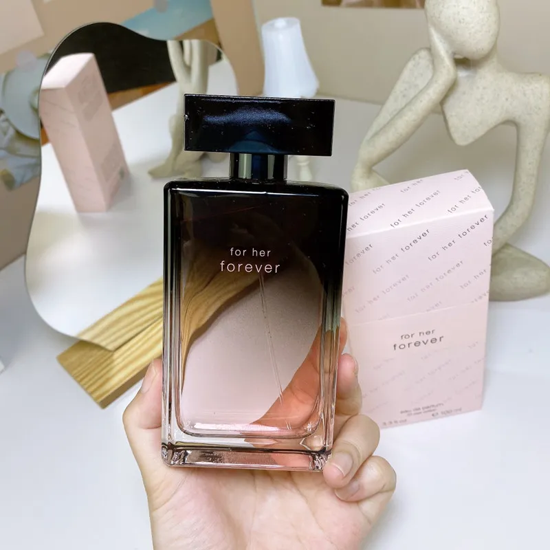 NARCISO For Her Forever Perfume 100ml Women Fragrance Eau De Parfum Intense Toilette 3.3oz Long Lasting Smell Men Woman Lady Girl Rose Fleur Colo-image-403808507