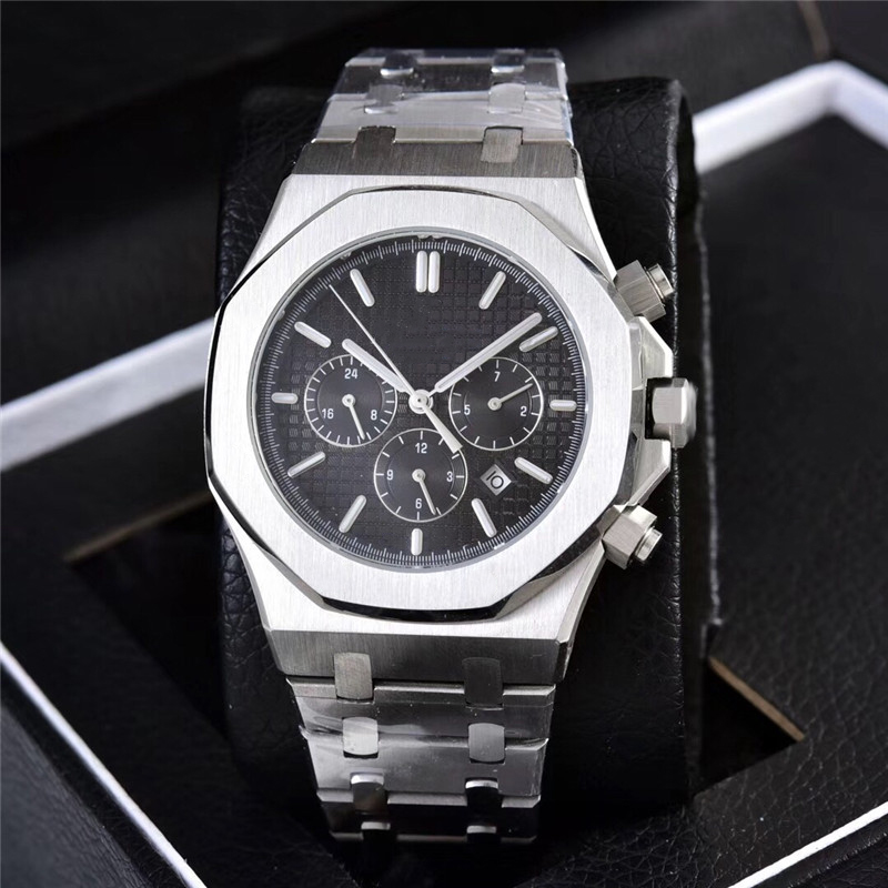 

Mens Watch Designer Luxury Automatic Movement Watch Multifunctional Dial Classic Size 42MM 904L Stainless Steel Strap Waterproof Sapphire Orologio., Sapphire glass