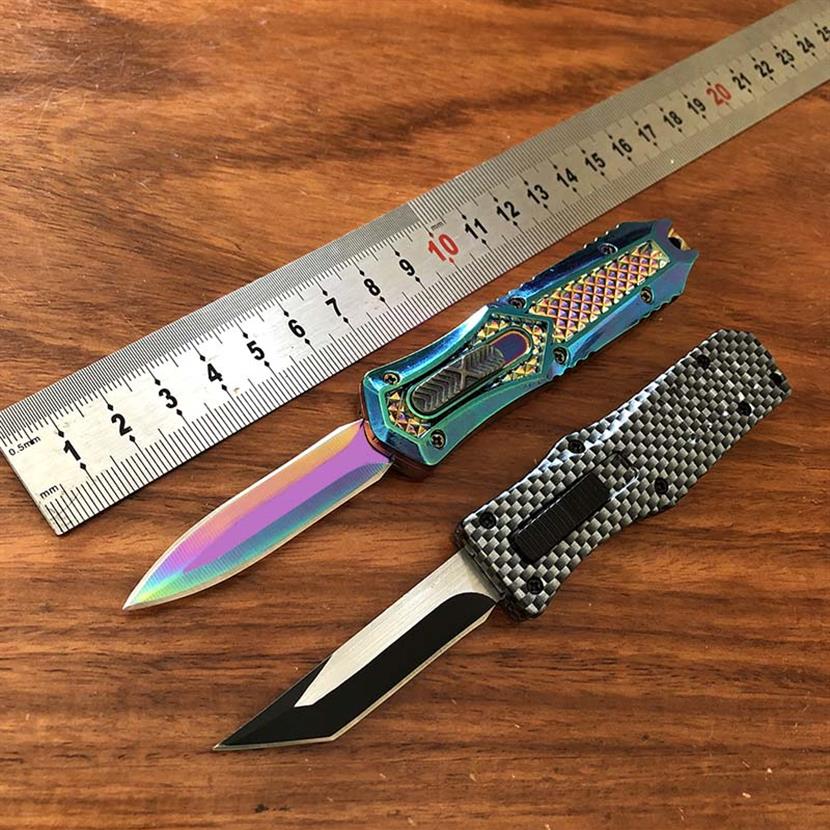

US Italian Style Mini Automatic Knife Fast Open EDC Tool 440C Blade Outdoor Self Defense Hunting Survival Auto Knife BM 3310 3300 272j