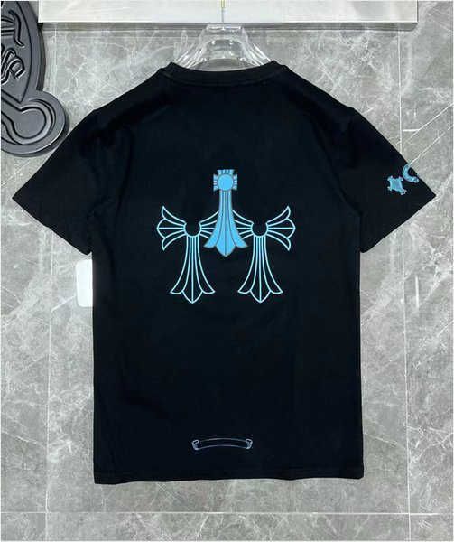 

Mens Classic Fashion Ch Couple t Shirt Sanskrit Letter T-shirt Horseshoe Cross Pattern Tshirts Designers Hip Hop Sweater Woman Summer Tops8sjl, 1000