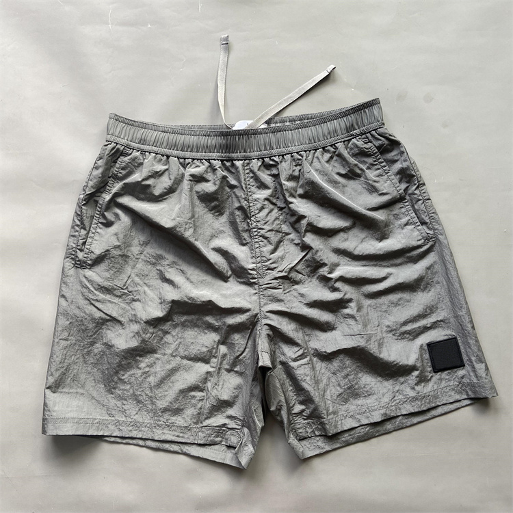 Designer Shorts Luxury Embroidery Mens Metal Nylon Shorts Fashion Hight Street Stone Shorts Quick Drying SwimWear Man Beach Pants-image-918332018