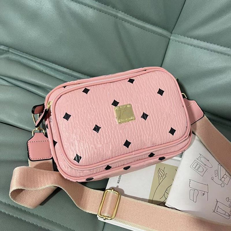 

Shoulder Bag Designer Bags Women Camera Bags Luxury Crossbody Bag Fashion Purse Pu Leather Messenger Bag 3colors Factory Wholesales Packs, Pink