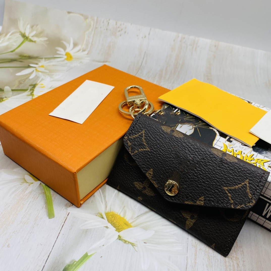 With Dust Bags and Box Womens Men women KEY POUCH POCHETTE CLES Designers Fashion handbag Women Mens Credit Card Holder Coin Purse Luxurys Wallet Ba