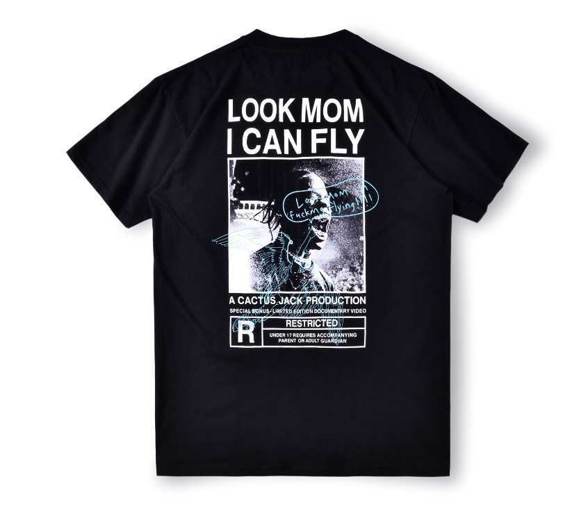 

Travise Scotts look Mom I can fly TS limited short sleeve T-shirt, Black5