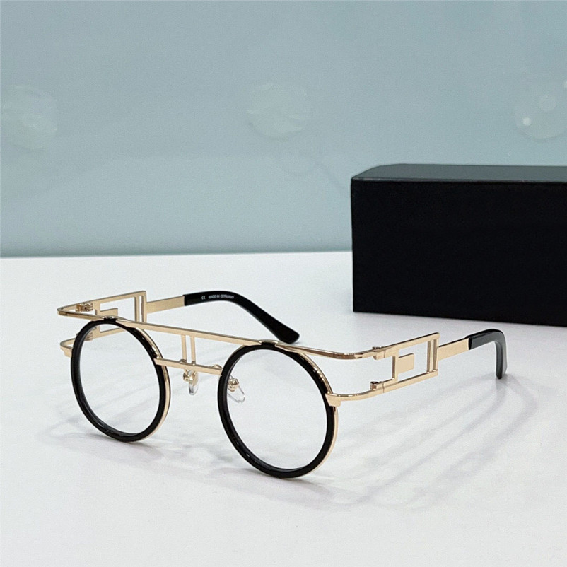New fashion design round optical glasses 668 metal frame avant-garde and generous style high-end transparent eyewear-image-918280823