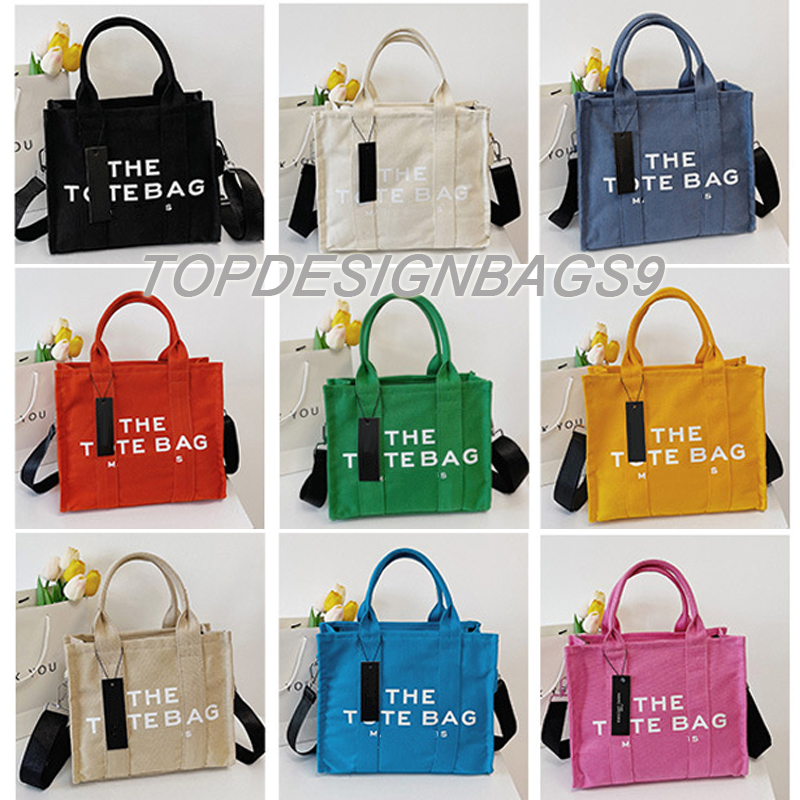 

The Tote Bag Womens Designer Bag Canvas Handbag Ladies Fashion Classic Totes Bags 2 Sizes Luxury Handbags Marc Marcjocob Bags, No.8 fuchsia