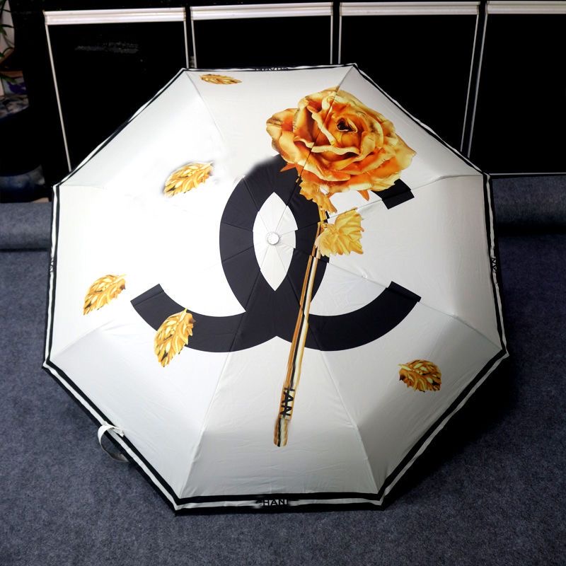 Designer Umbrella Elegant Patchwork Printing Quality Suitable Sun Rain Women Parasols Girl Folding Umbrellas a01 M260303-image-1096033627