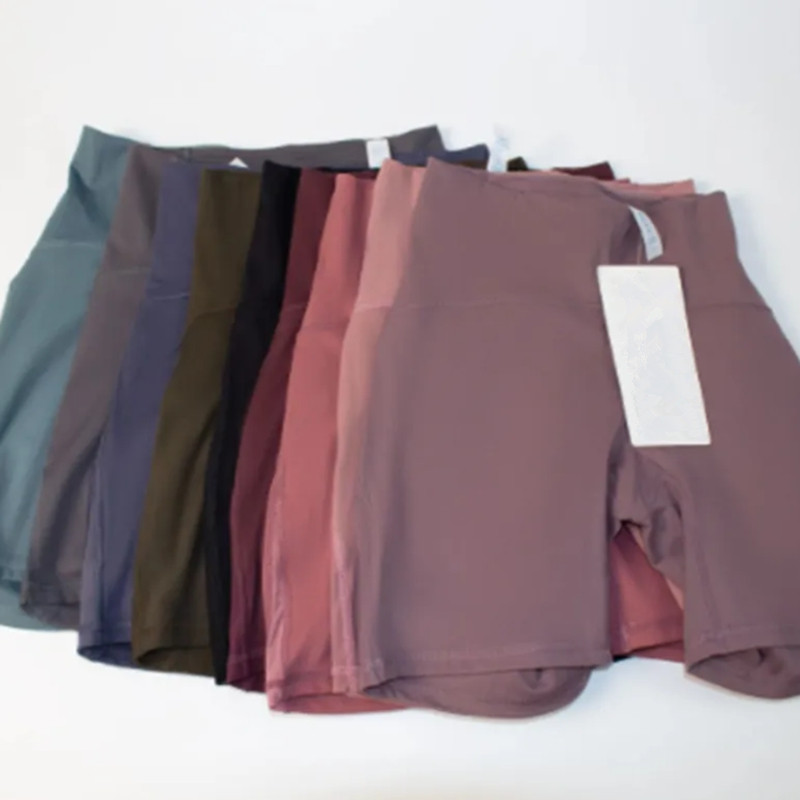 

lululemens Yoga leggings Shorts Women's High Waist Yoga Shorts Slim Fit Hip Lift Gym Running Quick Drying Breathable High Elastic Tights Woman Lady Girls, 008
