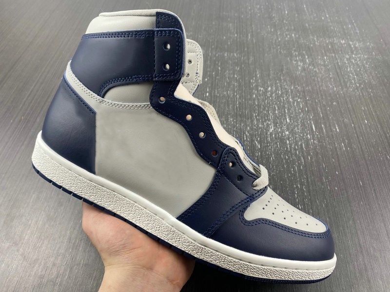 

High Version 2023 Basketball shoes Jumpman 1s High 85 Georgetown College Navy Summit White Tech Grey Fashion Sport Zapatos Sneakers Excellent Quality Come With Box