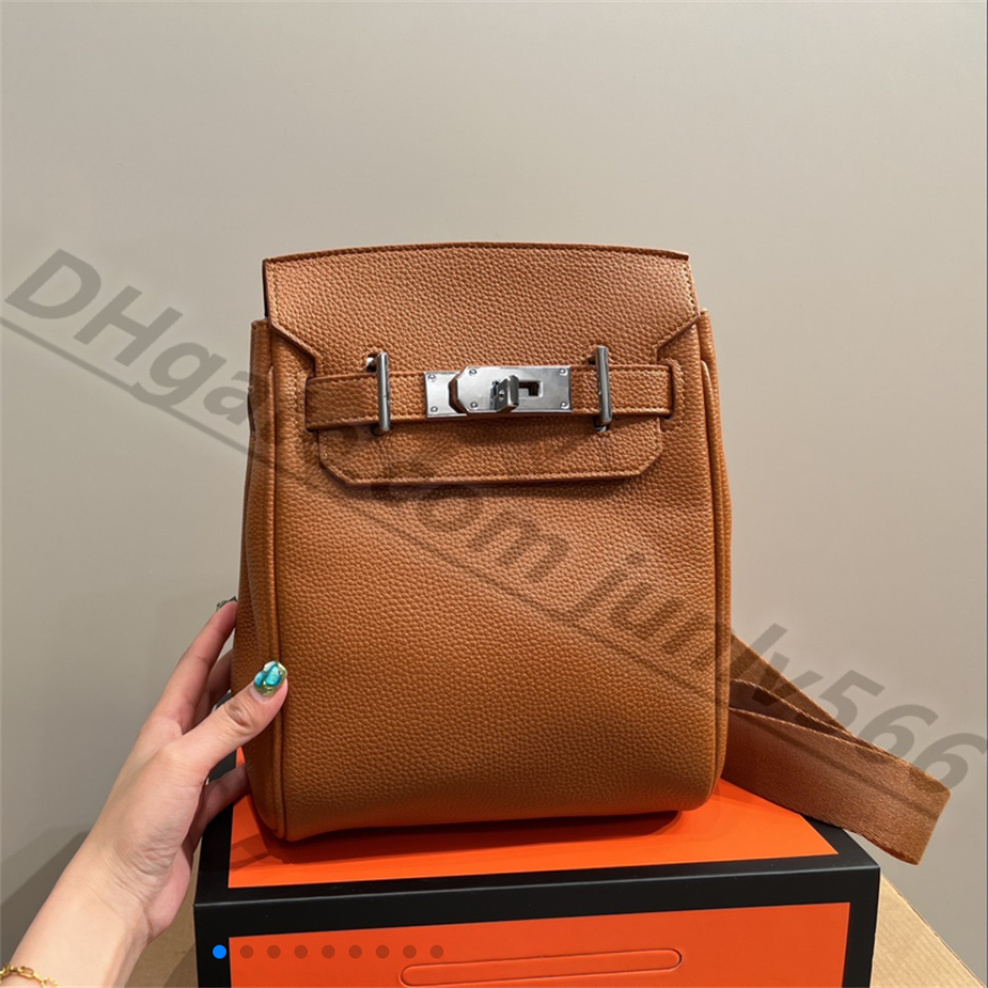 

High quality new women's leather fashionable waist bag shoulder strap bag crossbody bag solid color classic men's and women's handbag shoulder shoulder bag purses, Black