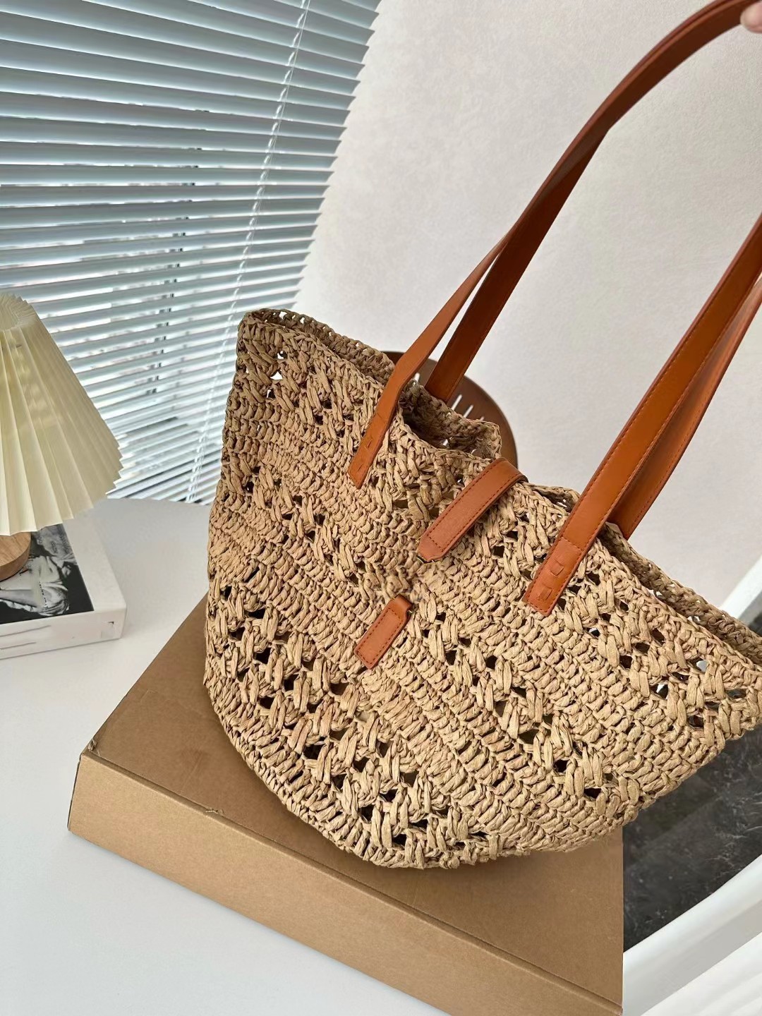 

Woven Bucket Bag Designer Bags Totes Womens Handbags Handbag Women, Khaki