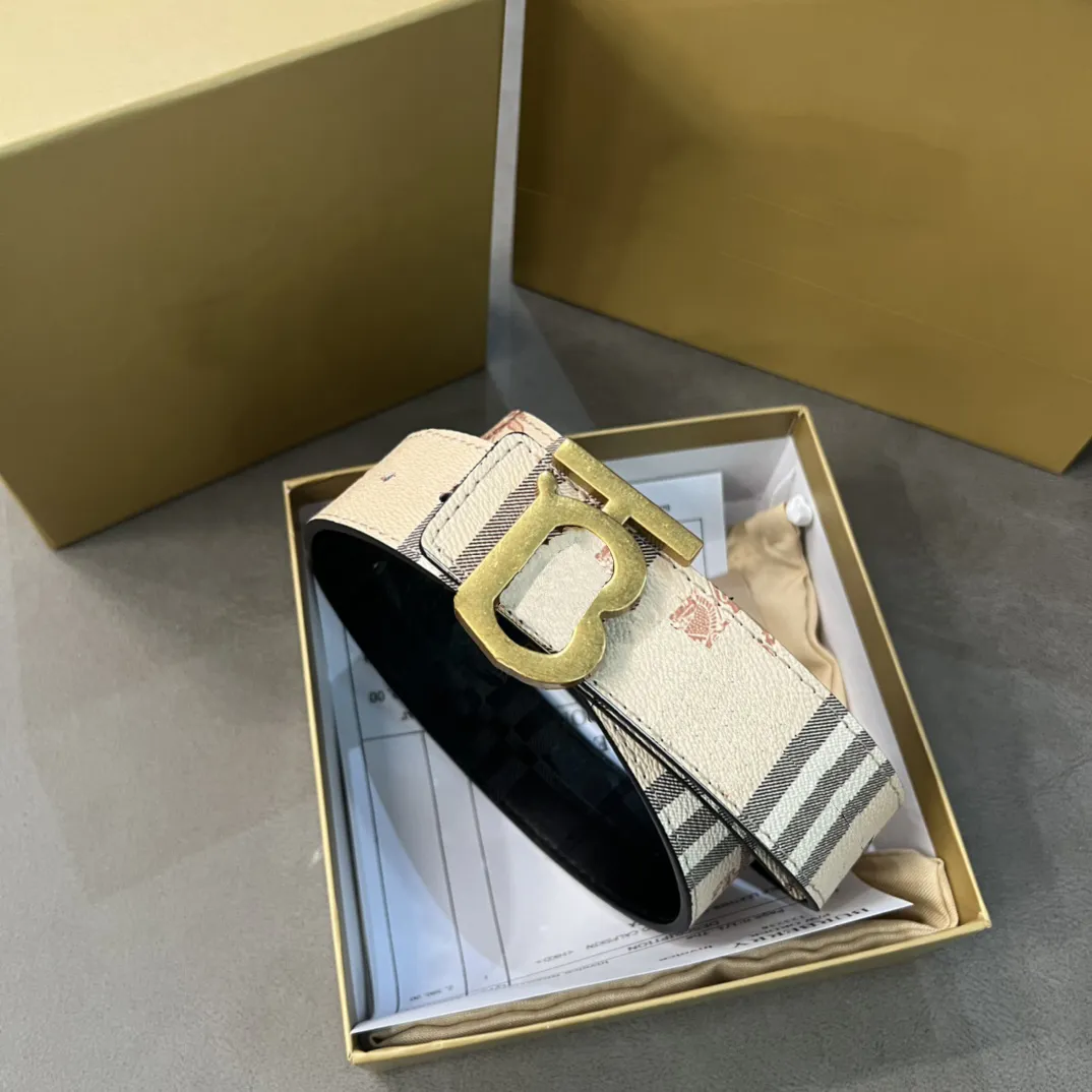 

Designer belt luxury men classic pin buckle belts gold and silver buckle head striped double-sided casual 4 colors width 3.8cm size 105-125cm fashion versatile, Army green