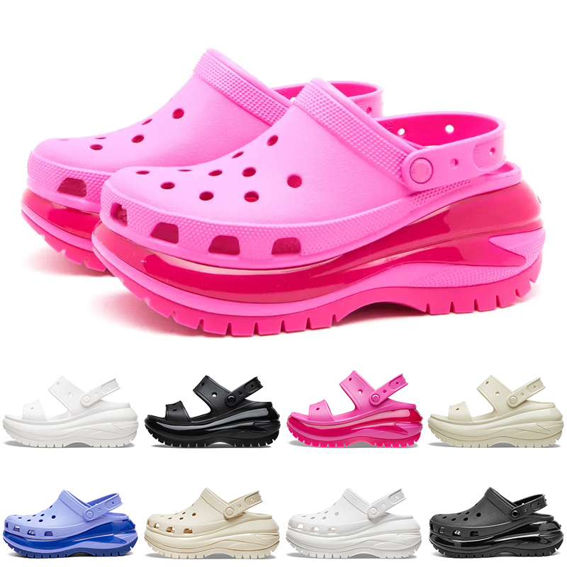 

Croc Sandals Mega Crush Clog Sandal Platform Designer Slide Slippers Women Sneakers Triple White Black Bone Moon Jelly Juice Outdoor Shoes, Item #7