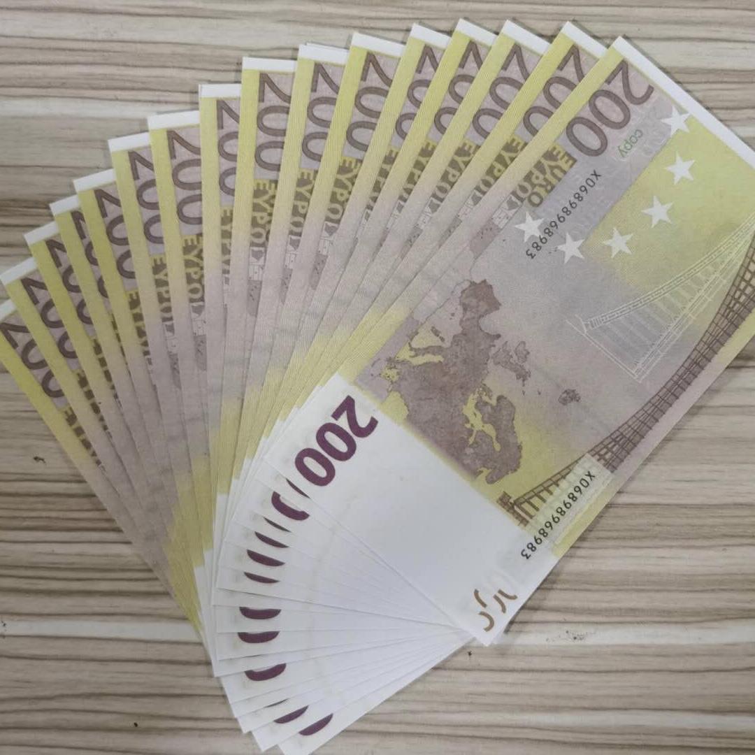 

Fake Dollars Paper For Realistic Props Money Computing Euro Folded 200 Children Collection Banknotes Copy Banknote Prop Game 016 100pcs Eusc