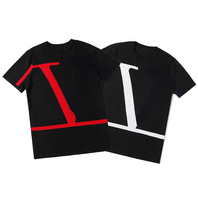 

Vt Designer Tshirt Men Women Short Sleeve t Shirt Big v Letter Printed Sweatshirt Cotton Crew Neck T-shirt Fashion Co-brand Pullover Shirts hoodie, White