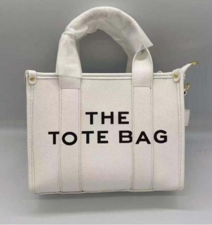 

The Leather Tote Bag Marc Womens Handbag Debossed Signature Branding Totes Bags Shoulder Crossbody Colorblock Bags Canvas Large Purses Jobobs, Customize