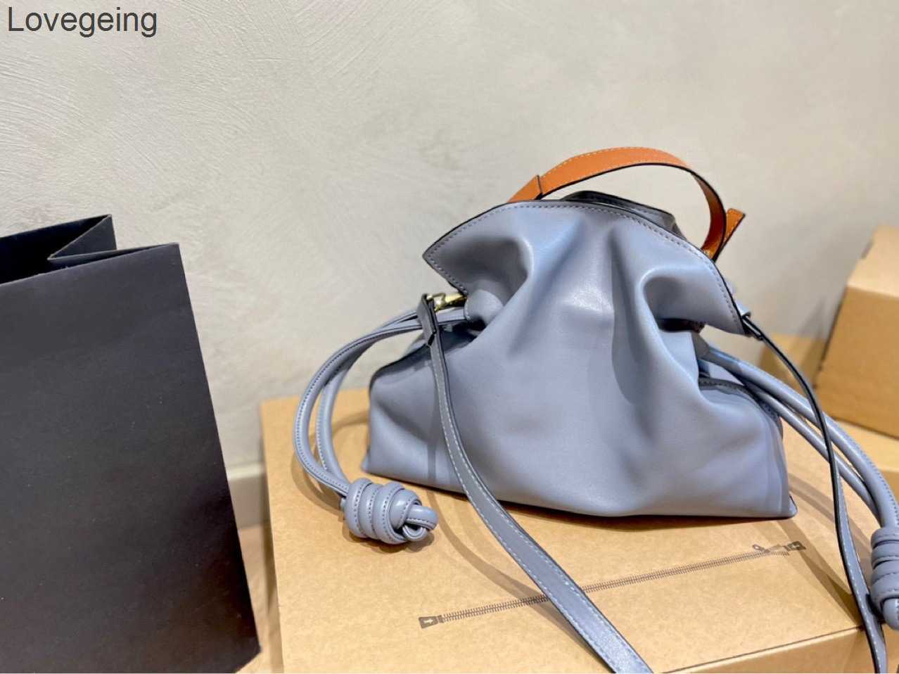 

Bucket Bags Tote Leather Wrist Designer 2023 Women's Flamenco Shoulder Crossbody Bag Hand Women Totes Loews Purse Vg1e