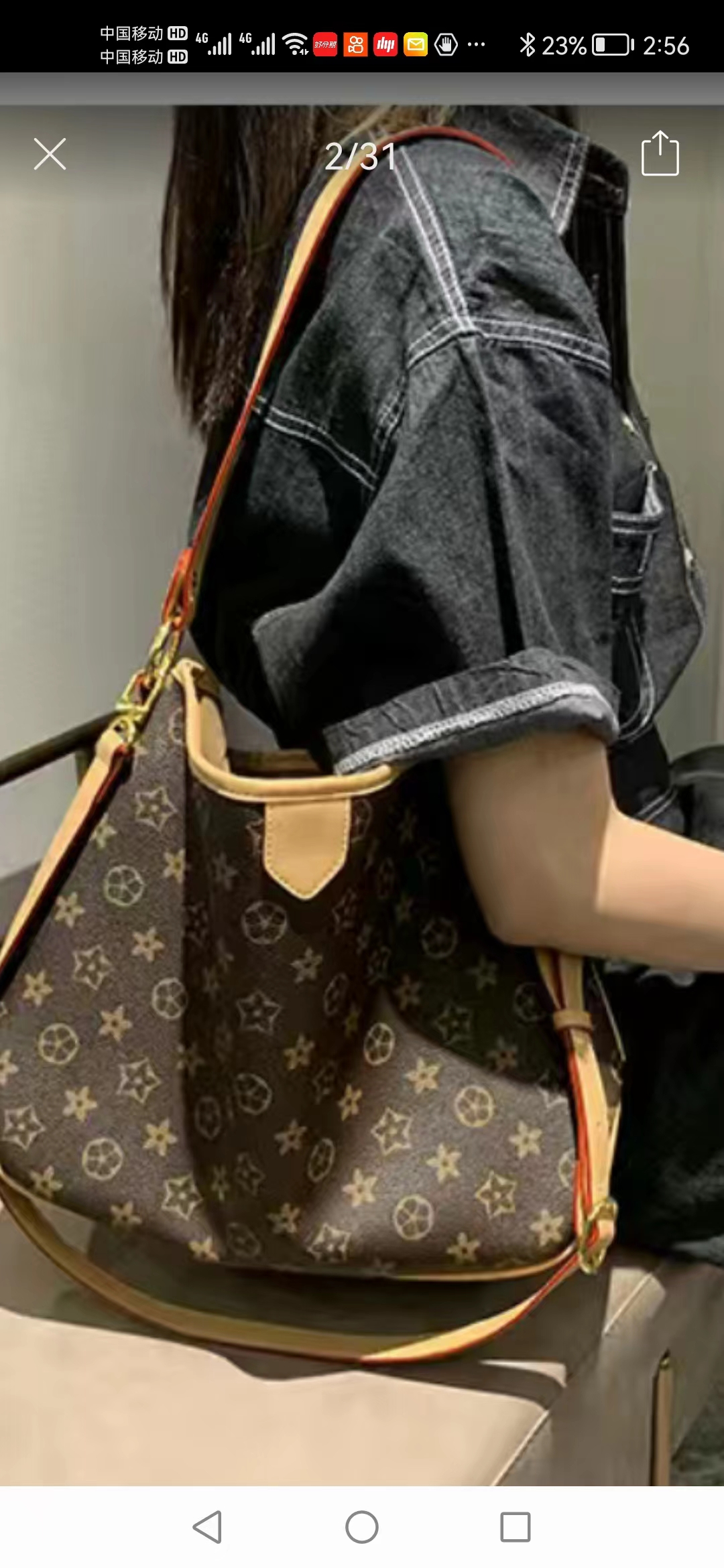 

Odeon Vintage Print Women Totes Shoulder Crossbody Bags Luxury Designer Handbags With Strap Fashion Messenger Bag HOBO Shopping R4EP#, Brown