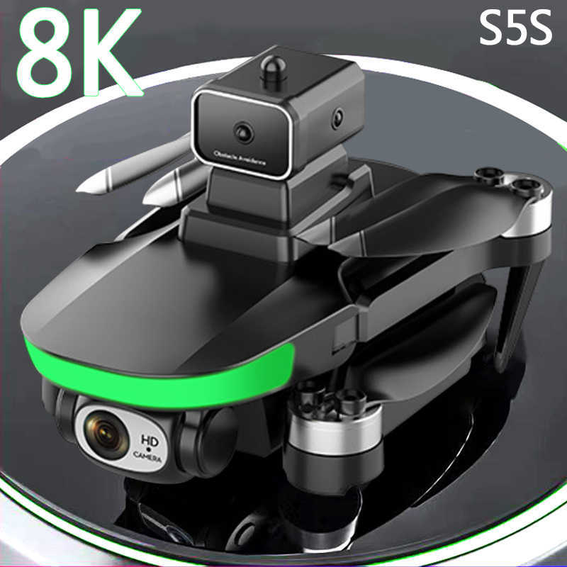 S5S Mini Profesional Drone 8K 4K HD Dual Camera Obstacle Avoidance Aerial Photography Brushless Foldable Quadcopter Toy-image-886737894