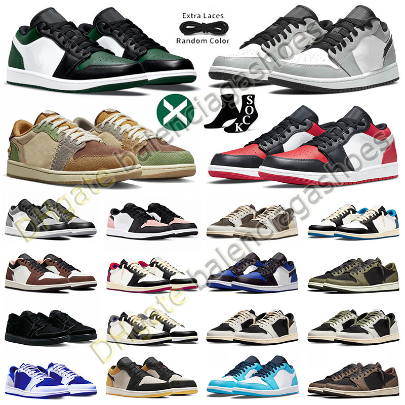 

lows 1s basketball shoes mens womens jumpman 1 low sail black phantom dark reverse mocha unc bred toe light smoke grey designer sneakers trainer, B40 low light smoke grey 36-46