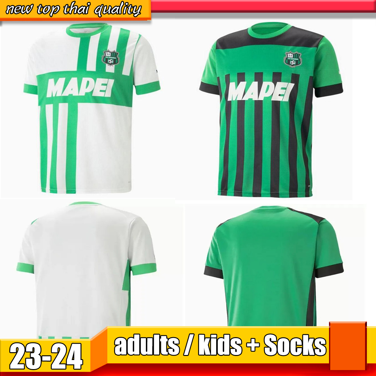 

23 24 SASSUOLO DALLA PRIA 100th soccer jerseys Locatelli Berardi CAPUTO home away 100 Centenary years 2022 2023 jersey football shirts top quality maillots football, 01