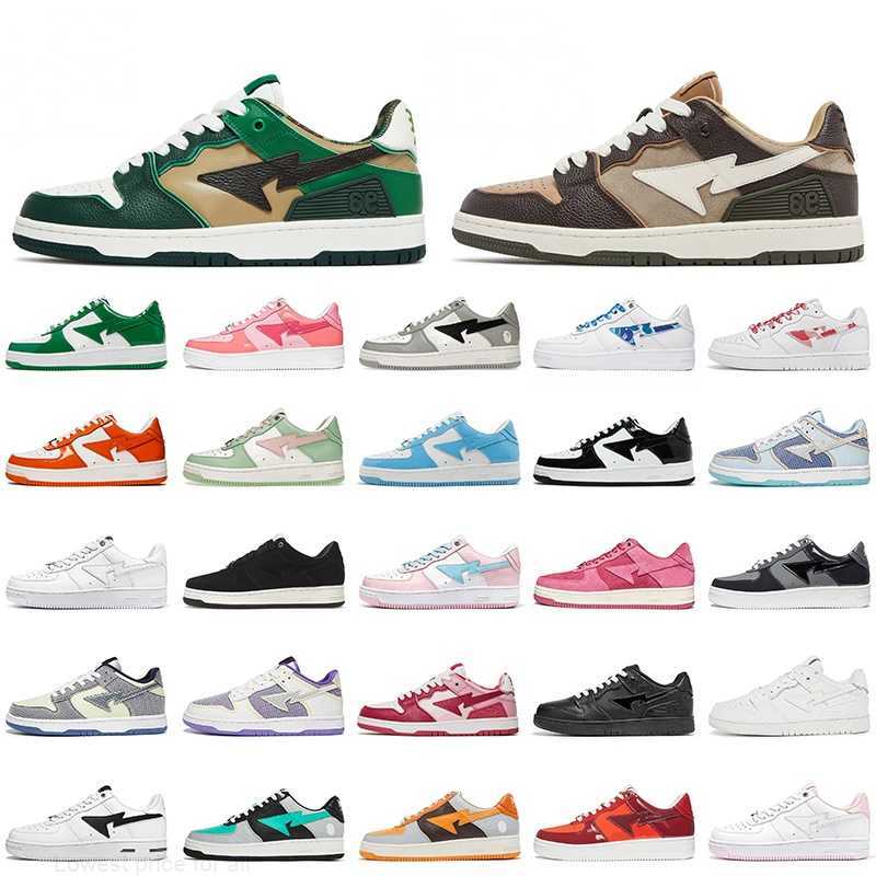 

Bapestas Baped SK8 Sta Casual Shoes Bapesta Classic Designer Camo Black White Green Red Orange Camouflage Men Women Trainers Sports Sneakers Human Made To Nigo, 34