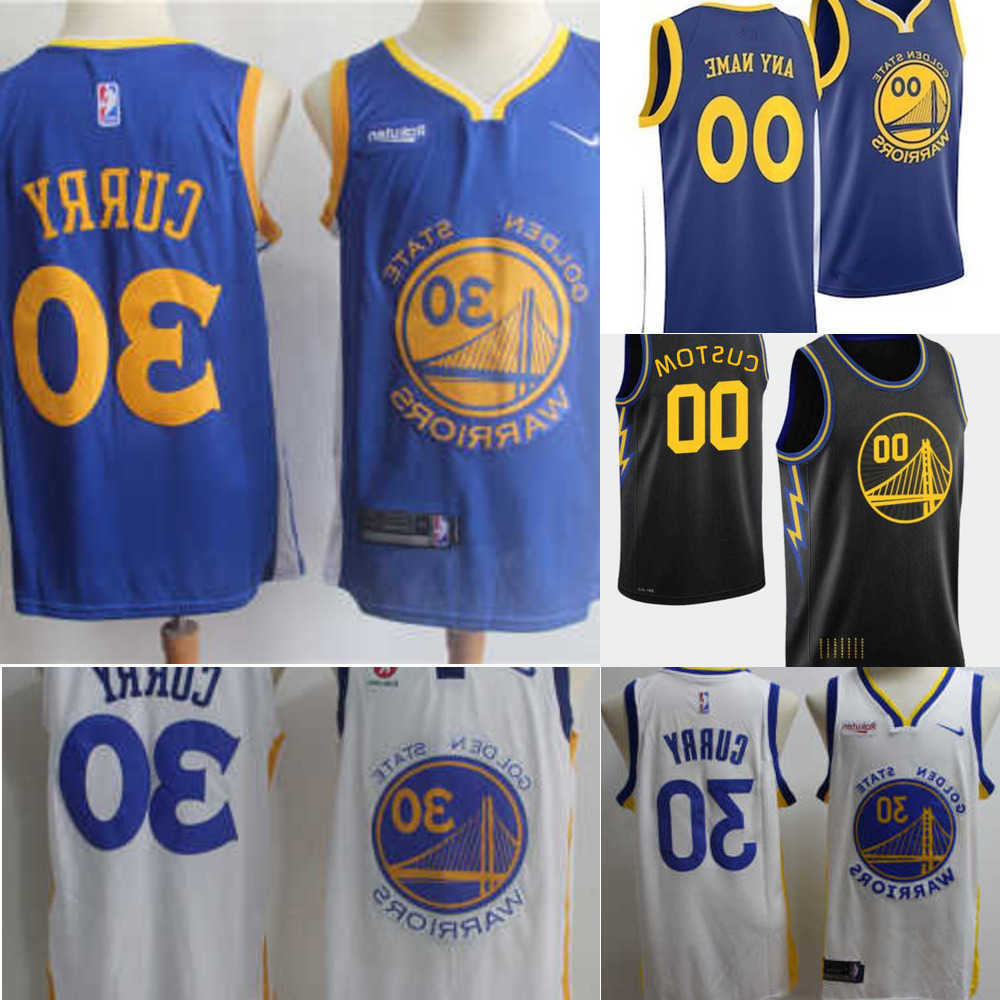 

75th Custom Men Golden State''Warriors''Stephen 3 Poole 30 Curry Draymond 23 Draymond Green 22 Wiggins Klay 11 Thompson Basketball Jerseys, Color