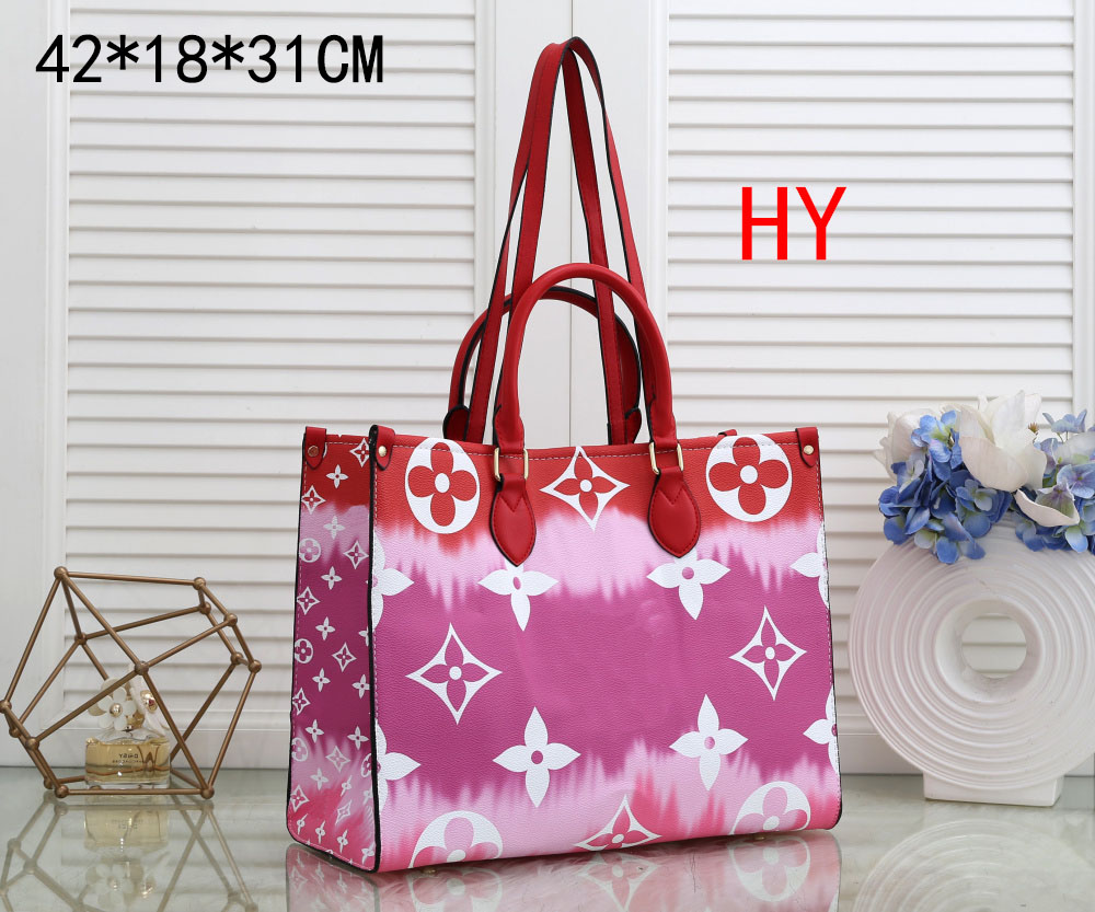 

Luxury Totes Designer Bag Womens Handbags Onthego Tote Bag Crossbody Flower Ladies Casual Genuine Purse Shoulder Bags Large Handbag 2023