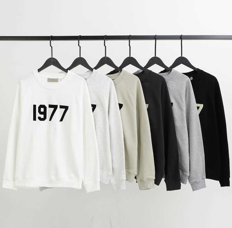 

High Street FOG ESS 1977 Loose Crew Neck Sweater American OVERSIZE Fashion INS Men, Shipping fee