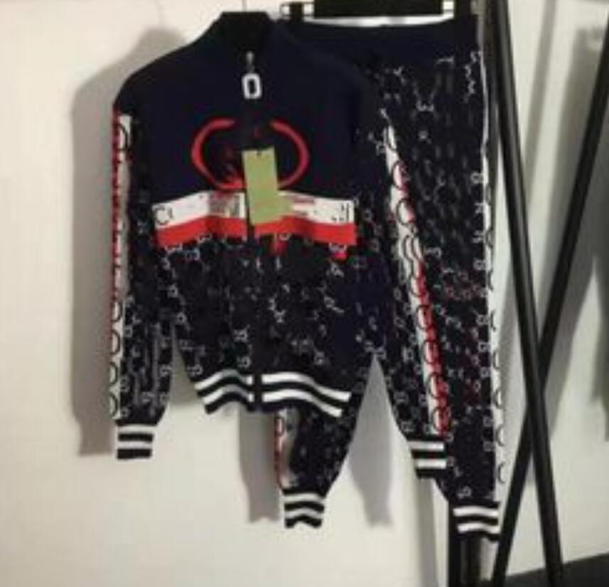 

Women's Tracksuits Luxury Knitted Dress Sweater Casual Suit 2 Piece Set Knit Pants Sporting Suit, 03