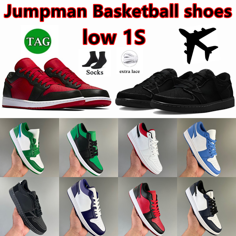 2023 jumpman Mens 1 1s low basketball shoes Shoes Sneaker Black Men Women Phantom Cyber Reverse Dark Mocha Fragment Wolf Grey White Camo Diamond Pai