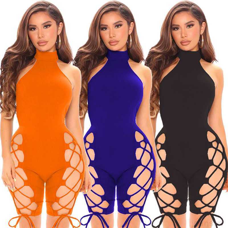 

summer sexy womens jumpsuits rompers one piece shorts elegant selling fashion bodyconskinny jumpsuit pullover comfortable, Orange